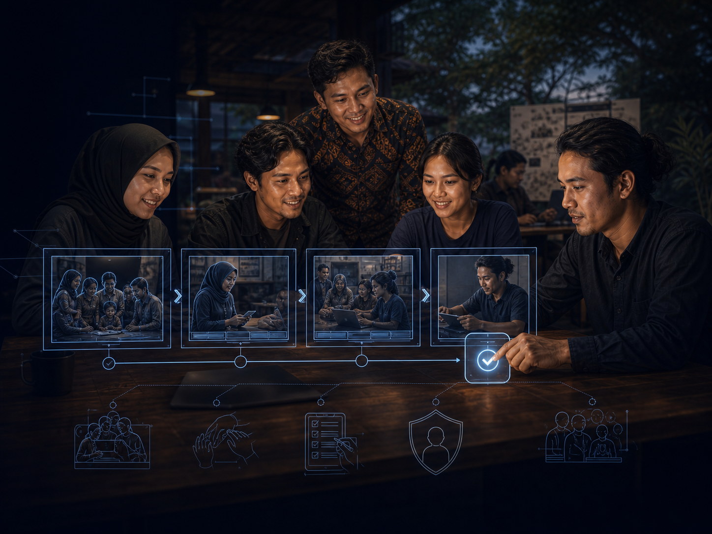 Tim Indonesia meninjau alur penggunaan AI yang bertanggung jawab